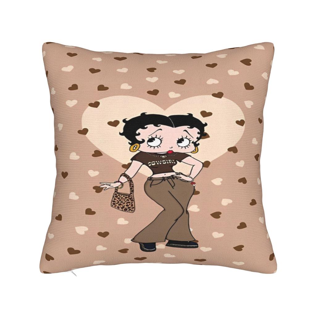 B-boopes b-bettyes Povlak na polštář Produktový potisk na povlak na polštář Povlaky na polštáře Domácí dekorace Čtvercový Více velikostí