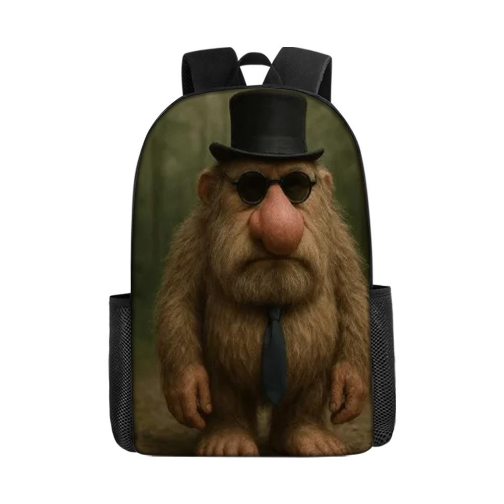 17 Inch Primary And Secondary School Schoolbag 3D Digital Color Printing Diy Backpack Oxford Cloth Backpack Printing