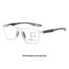 HD Sports Style Anti-Blue Light Ultra-Light Progressive Reading Glasses for Near and Far Vision