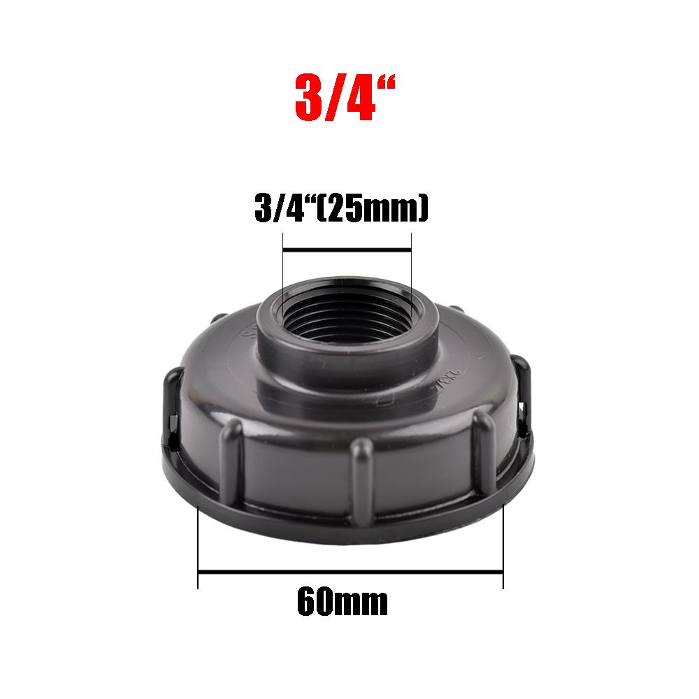 1/2" 3/4" 1" Female Thread IBC Tank Adapter S60 Water Tap Connector Valve Replacement Fitting Garden Irrigation Tool 1PCS