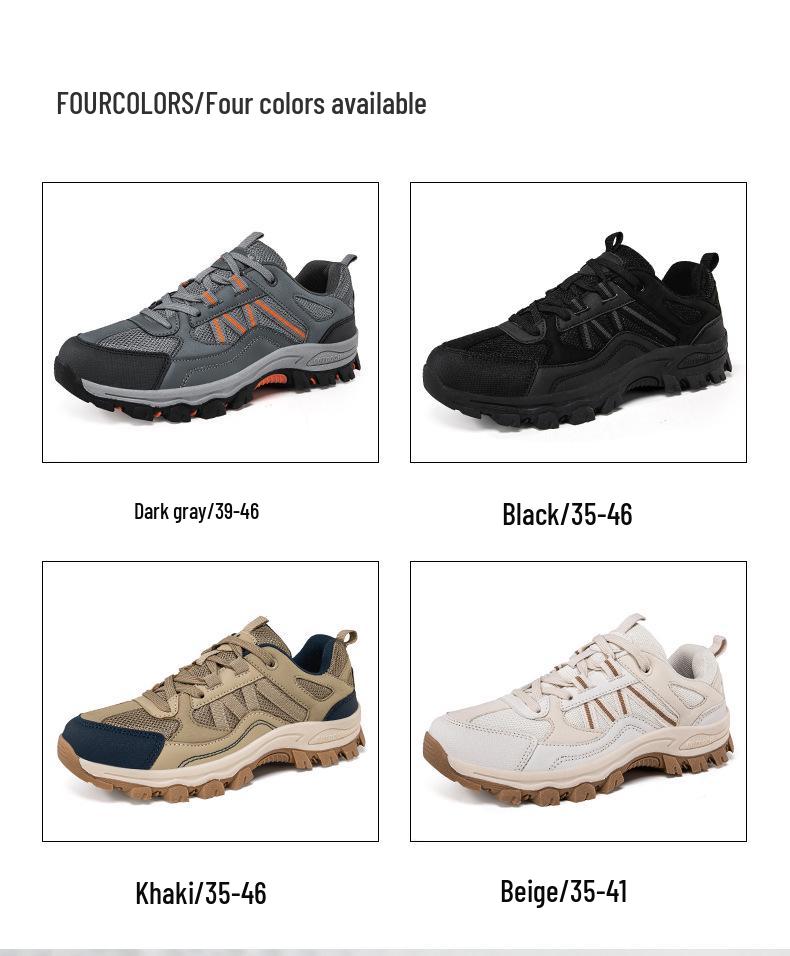 2023 Autumn Low-Top Mesh Breathable Hiking Shoes for Couples