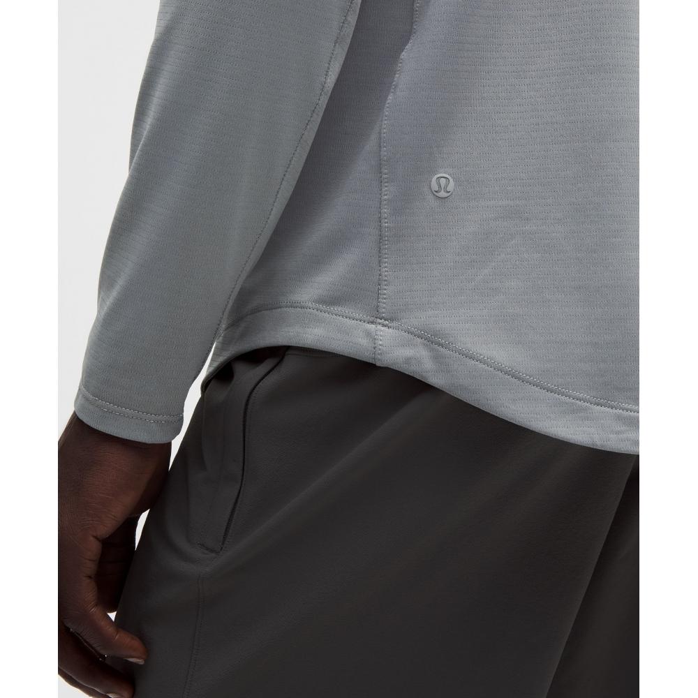 Lululemon License To Train Long Sleeve Shirt Feather Grey