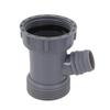 Female Pipe Connector Kitchen Sink Drain Adapter Space-saving Design Time-saving Installation Grey Home Plumbing Solutions