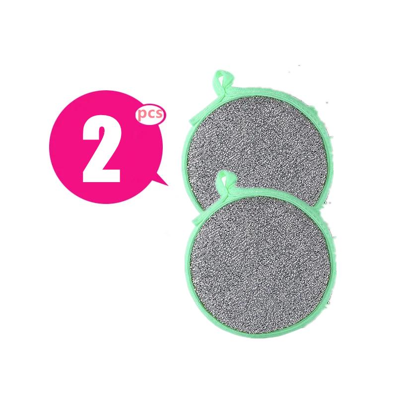 New 10-1PC Double Side Dishwashing Sponge Household Cleaning Tools Dish Brush Cleaning Supplies Pot and Dish Cleaning Sponges