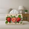 1pc Cute Strawberry Napkin Holder with Strawberry Capable for Napkins Napkin Dispenser Suitable for Home, Party, Kitchen, Dining Table Decor - Rustic 