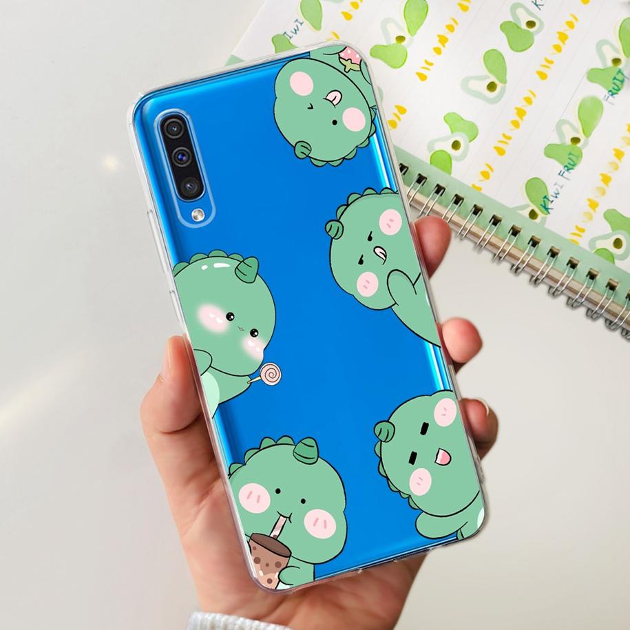 For Cover Samsung Galaxy A50 Phone Case Luxury Marble Flower Transparent Soft Bumper For Samsung A50S A30S A307F A507F A 50 Capa