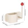 Bathroom Storage Rack with Drain Hole Strong Load Bearing Large Capacity Wall Mount Storage Shelf with Hook