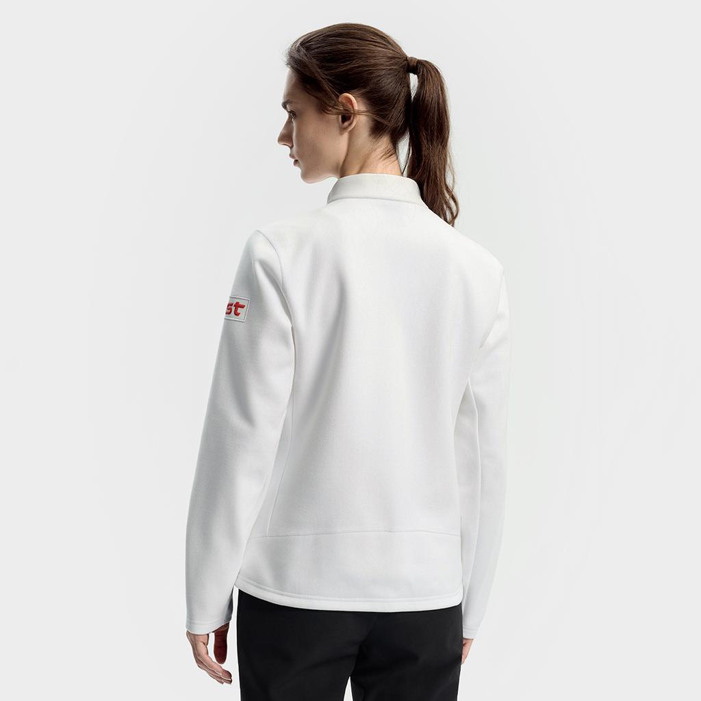 Fila Ski Series Fleece Lined Warm Minimalist Casual Sports Training Comfortable Jacket Women Jackets A11W546501F-WT