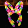 Luminous Rabbit Ears Glow Hair Band Fashion Plush Hair Hoop LED Lights Headband  Concert Prop