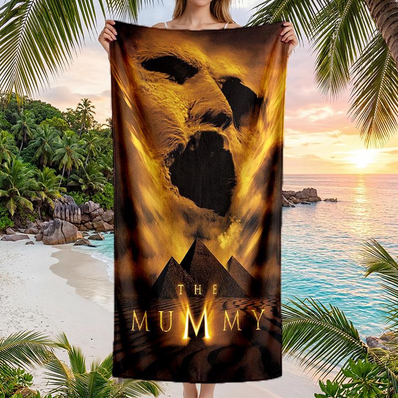 Large Beach Towel Quick Dry Absorbent Towel For Beach IndoorThe Mummy