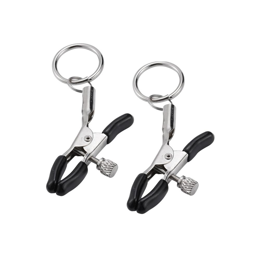 EXVOID 1 Pair Nipple Clip BDSM Bondage Sex Toy for Women Slave Restraint Fetish Erotic Breast Clamps Clitoris Clip Metal Ring