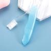Manual Folding Travel Toothbrush, Full-Head, Medium Bristles, Microfiber, Unscented, Portable And Easy To Clean