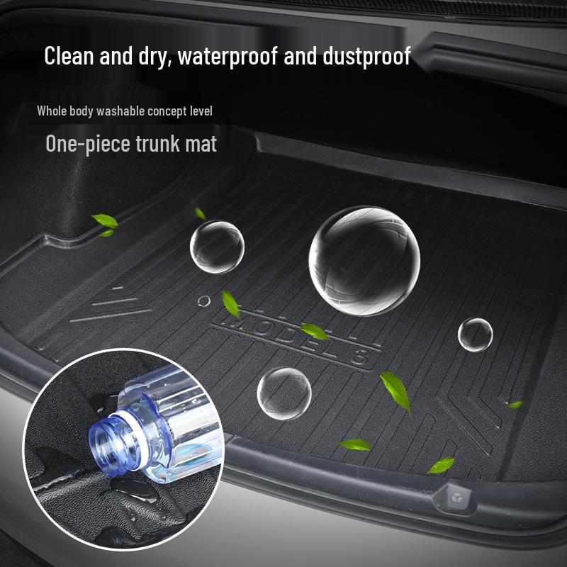 Compatible Nio ES8 Trunk Mat & Backrest Cushion - Anti-scratch, Wear-resistant Special TPE for 26 Models