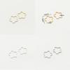 10Pcs 14K/18K Gold Color Plated Brass Geometry Hoops Earring Wires Connectors Closed Rings for DIY Jewelry Making Supplies