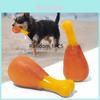 Hochwertiges Gummi-Hähnchenschenkel-Spielzeug für Hunde, perfekt zur Zahnreinigung