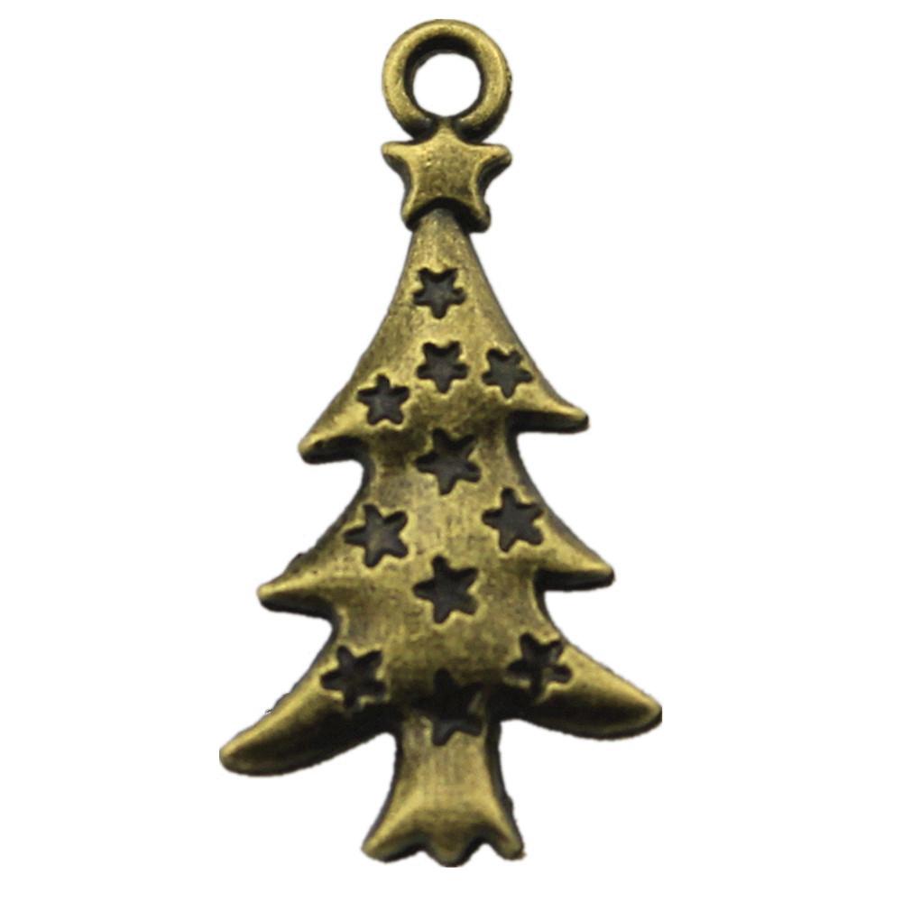 Acorn Charms Christmas Tree Pendants For Forest Nature Themed Jewelry