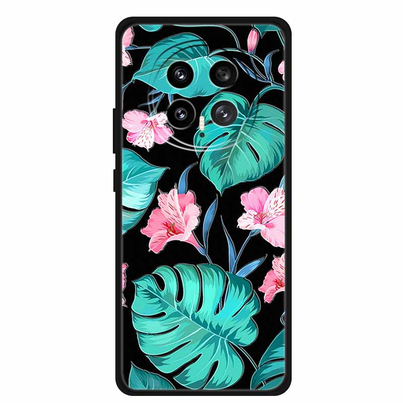 3D Emboss Case For Honor Magic 8 5G Phone Case 8 Pro Flowers Silicone Soft Coque Funda For Honor Magic8 Pro Back Cover Case Bag