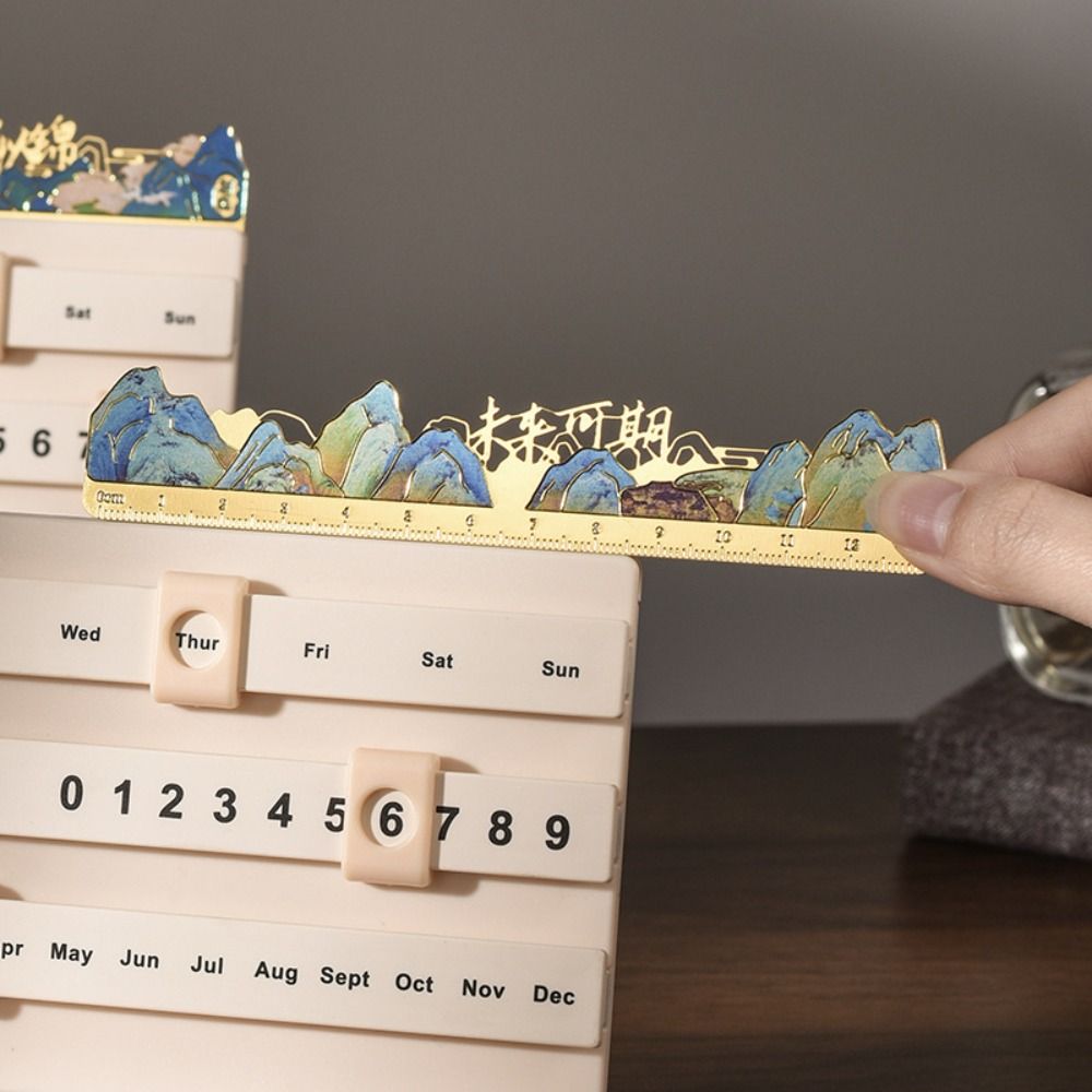 Suwak przypomnienia o harmonogramie Kalendarz wieczny Wieczny kalendarz z datą Akcesoria na biurko