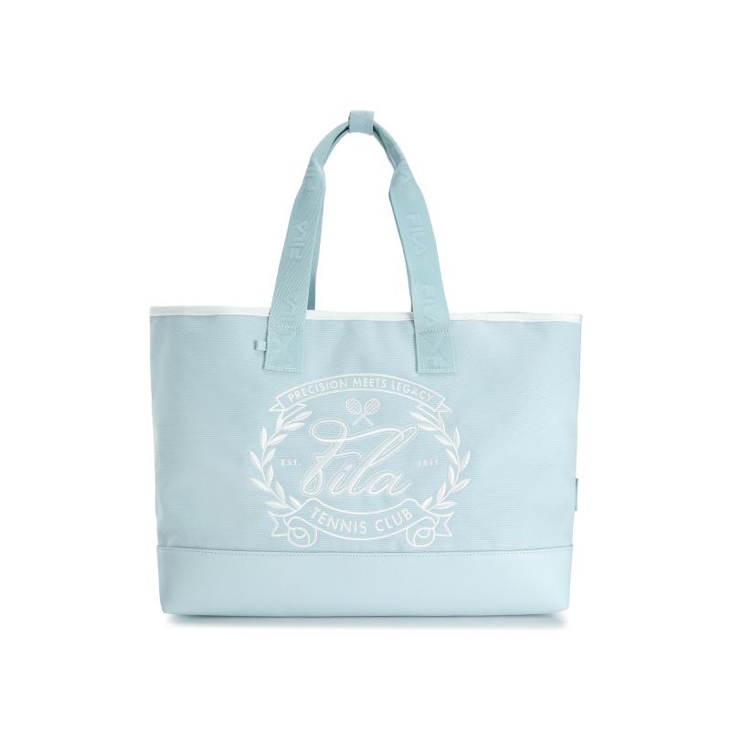 

Fila Tennis Fashion Minimalist Classic Casual Commuter Versatile Tennis Tote Bag Fabric PU Handbag Unisex tote bag Autumn-Water-Blue A13U623132FBU Autumn Aqua Blue
