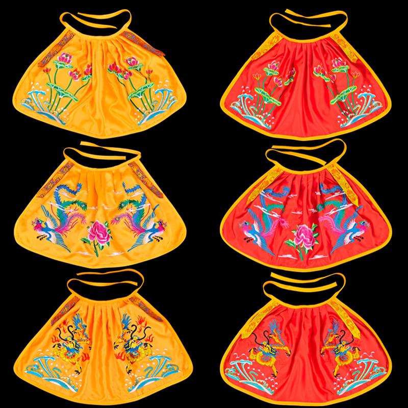 Only Cloak Zen Lotus Guanyin Buddha Statue Small Cloak Guanyin Bodhisattva Goddess Decor Embroidered Shawl Without Resin Buddha