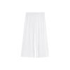 Huaxure Hemp Gaucho Long Summer Slightly Machine Cool Pants Women's Wide-Leg Pants, Lightweight, Pants, Pants, Wear, Sheer, Stretch, Washable, Soft,