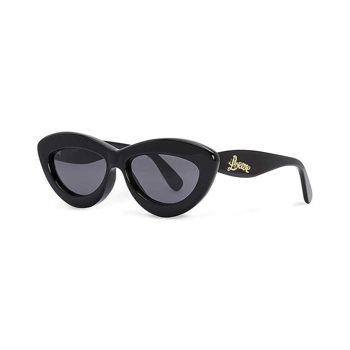 Loewe Minimalist Personality Trendy Cat Eye Sunglasses Women sunglasses G736270X141100 Black,54mm