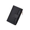 Short Multi-Functional Wallet Large Capacity Folding Zipper Bag Multi-Card Slot Leather Wallet/Coin Purse
