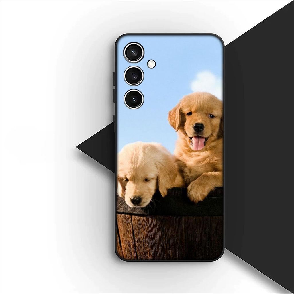 

Casing for Apple iPhone 16 14 15 Plus 11 Pro Max 16E ProMax + 16Plus 15+ 14+ Phone Cover Protective Case Golden Retriever Dog iPhone 16 Pro