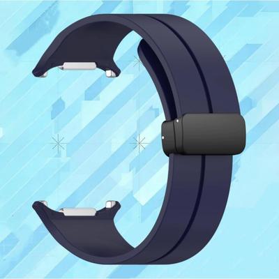 Correa Magnética de Silicona para Samsung Galaxy Watch 7 Ultra 47mm Sin Espacios Correa con Hebilla Magnética para Pulsera Galaxy Ultra Watchband