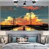 Cyberpunk Style Poster Sci-Fi Canvas Art Print Painting Neon Lights Night City Street Scenery Poster Prints Room Bedroom Decor