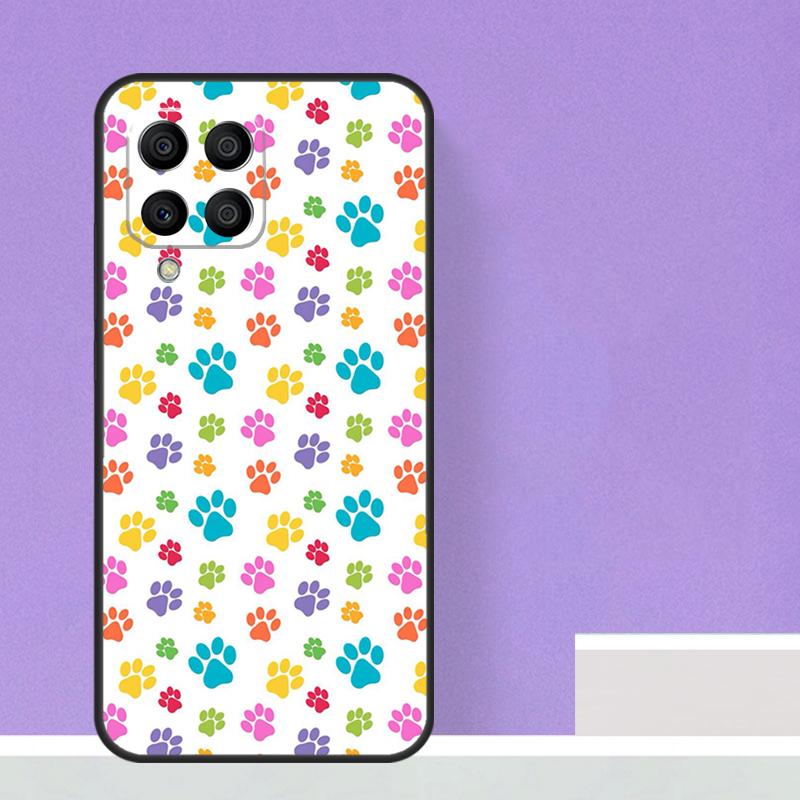 Cat Dog Paws Case For Samsung Galaxy M23 M20 M32 M52 M56 M16 M36 M54 M34 M14 M35 M55 M15 M11 M31 M13 M53