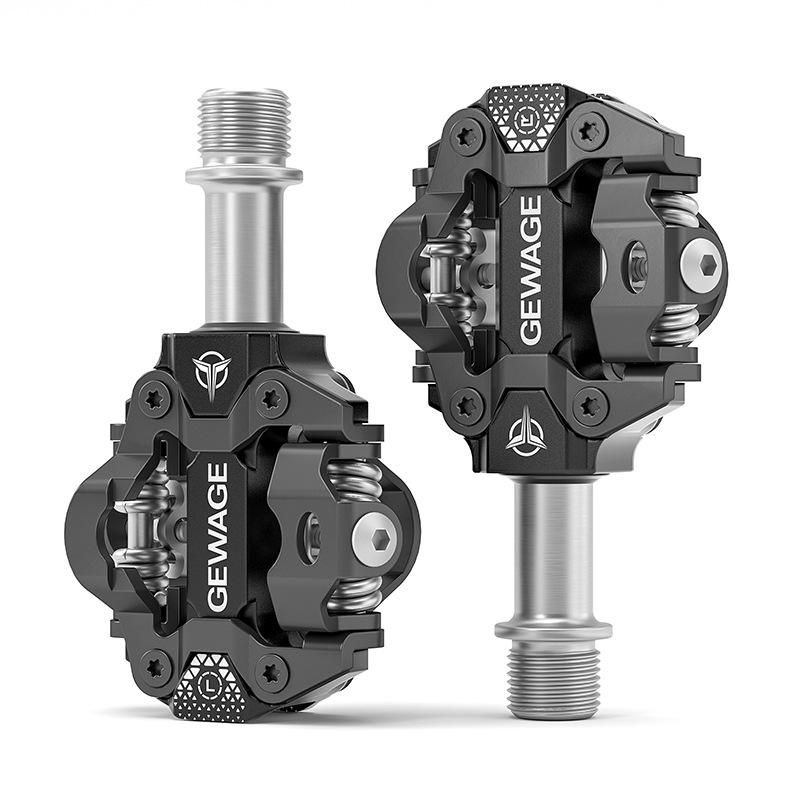 GEWAGE Bicycle Pedal Aluminum Alloy Sealed Bearing Self-locking Pedal Road Bike Pedal Pedal чёрный