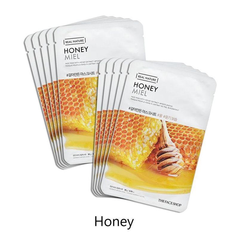 THE FACE SHOP - Real Nature Face Mask Bundle Set - 15 Types