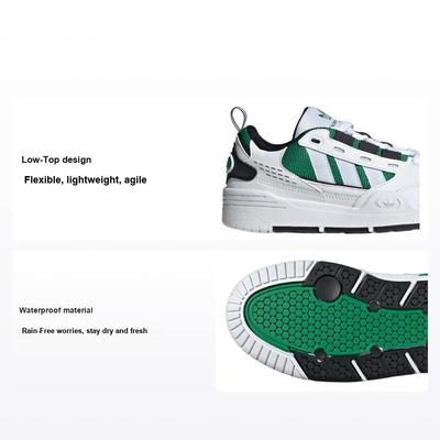 Adi2000 Versatile Waterproof Low-Top Kids Skate Shoes Kids Skate Shoes Green White IG7486