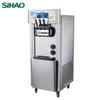 Macchina per Gelato Commerciale 20/28L, Doppio Compressore GMCC con Touchscreen e Dispenser Coni per Negozi ad Alto Volume