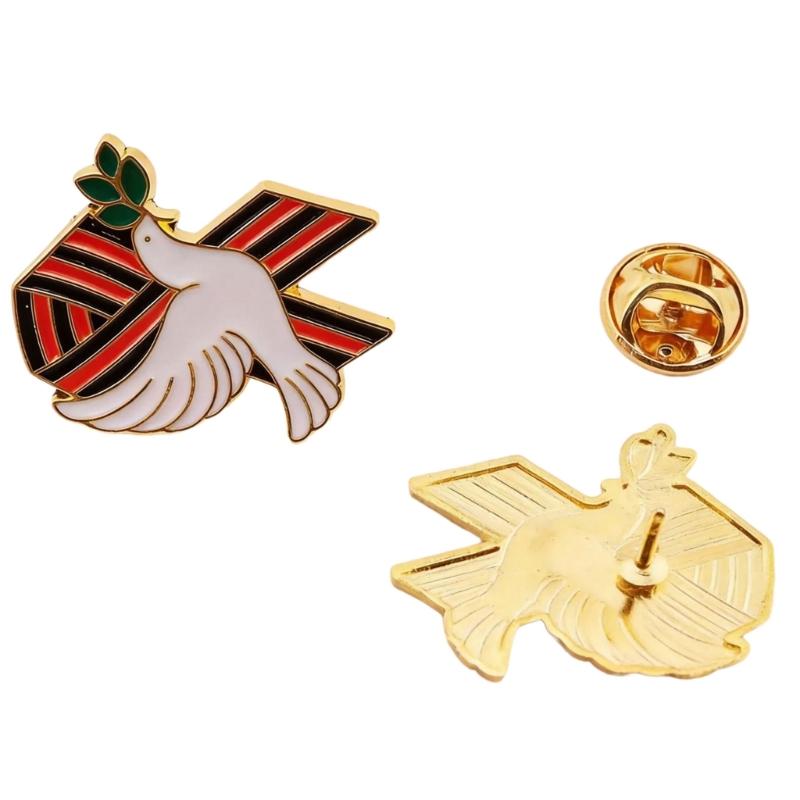 Patriotic Russian Militaries Pin For Collectors National Flag Badge Accessories For Historical Event And Daily Wear