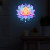 Adesivi per WC a Forma di Fiore Luminescenti Autoadesivi Rimovibili Decalcomanie Floreali Luminose Decorazioni per Finestre Muri Adesivi per Auto