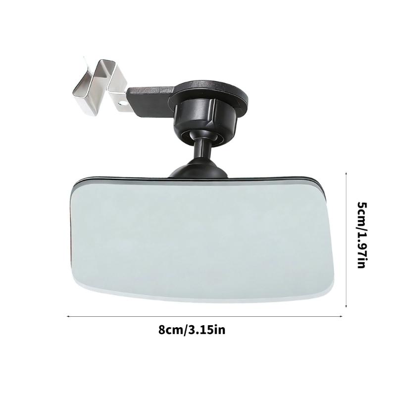Shatterproof ABS Frame Glass Convex Rearview Mirror For Enhanced Motorcycles Vehicle Visibility And Easy Installation
