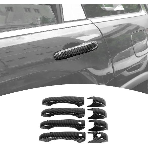 

for Grand Cherokee Door Handle Cover Trim Compatible with Jeep Grand Cherokee 2011-2020 Carbon Fiber Exterior Accessories 4pcs