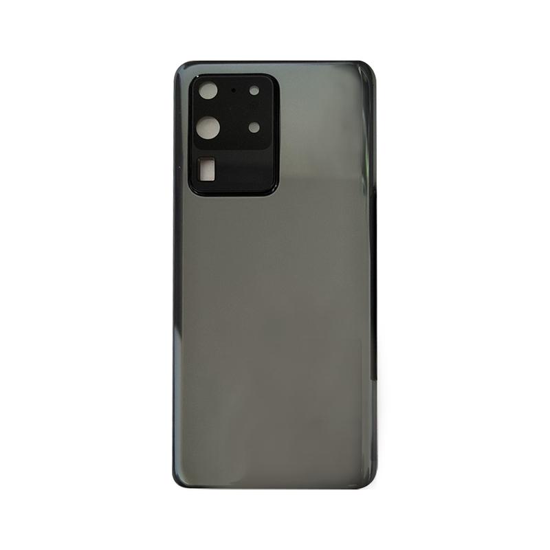 Back Glass Battery Cover For Samsung Galaxy S20 Ultra 5G SM-G988 Rear Housing With Camera Lens Frame Replacement Parts