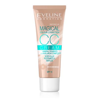 Eveline Magical Cc Cream Foundation 52 Medium Beige 30Ml