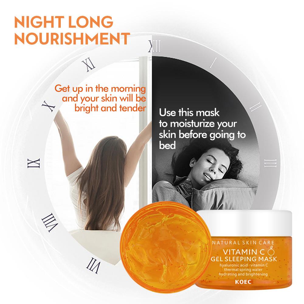 KOEC VC Hydrating Sleep Mask Lifting Brightening Moisturizing Night Cream