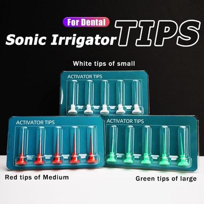 Zobu Endo aktivatora sprausla Sonic Irrigator Tips Endodontiskie materiāli Zobu piederumi 3 krāsas sakņu kanālu instruments