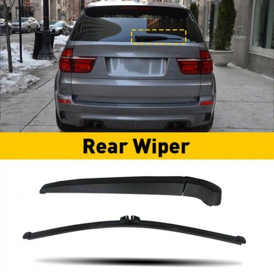 Rear Wiper Blade and Arm for BMW X5 E70 2007-2013 Back Windshield Wiper
