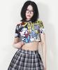 Deumakeu Kitsch Cat Crop T-Shirt
