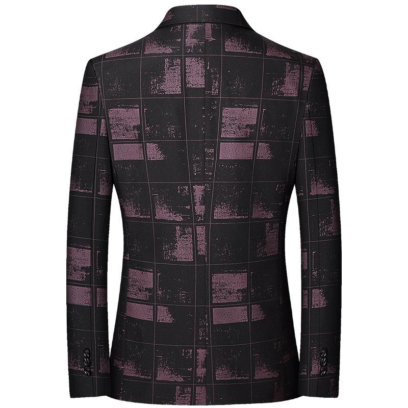 Vår Herrrock Koreansk Version av Liten Kostym Casual Kostym Smal Topp Mångsidig Tunn Kostym Herrtopp