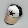 Embroidery Pentagram Color Matching Baseball Cap Men'S And Women'S Mesh Personality Simple And Versatile Truck Hat