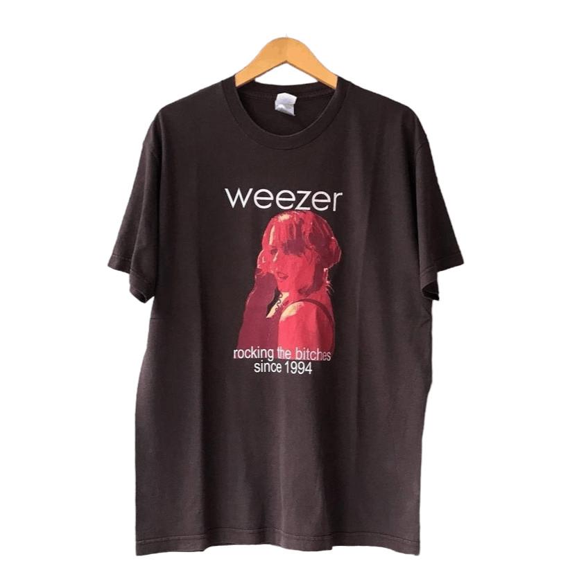 Weezer Rocking the Bitches dark chocolate short sleeve t-shirt QT6702 XXL