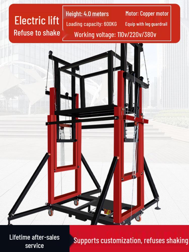 Electric Remote-Controlled Hoist Lifting Platform