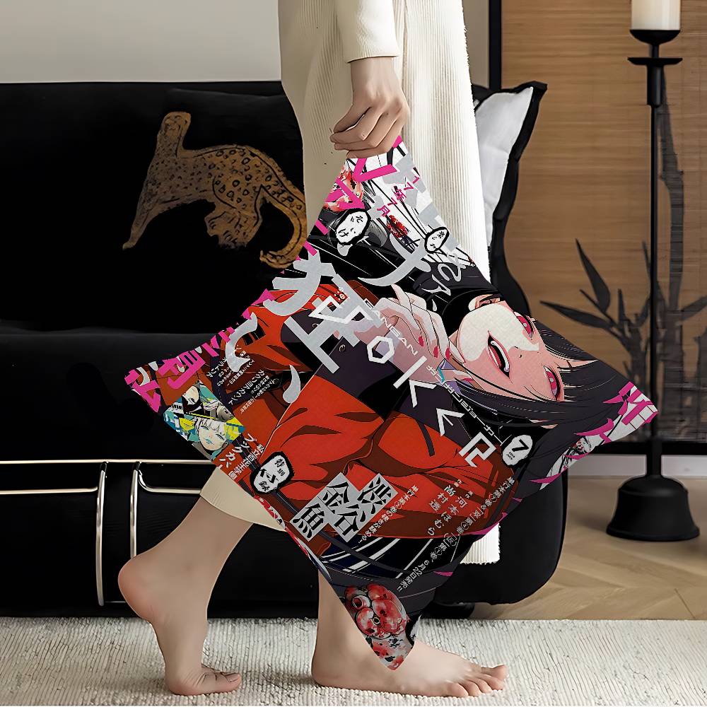 1PC Kakegurui Jabami Yumeko Cushion Cover Car Throw Pillow Case For Sofa Car Christmas Gift 40x40cm 45x45cm
